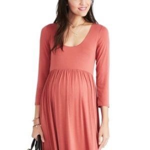 NWT HATCH maternity Phoebe dress in jasper